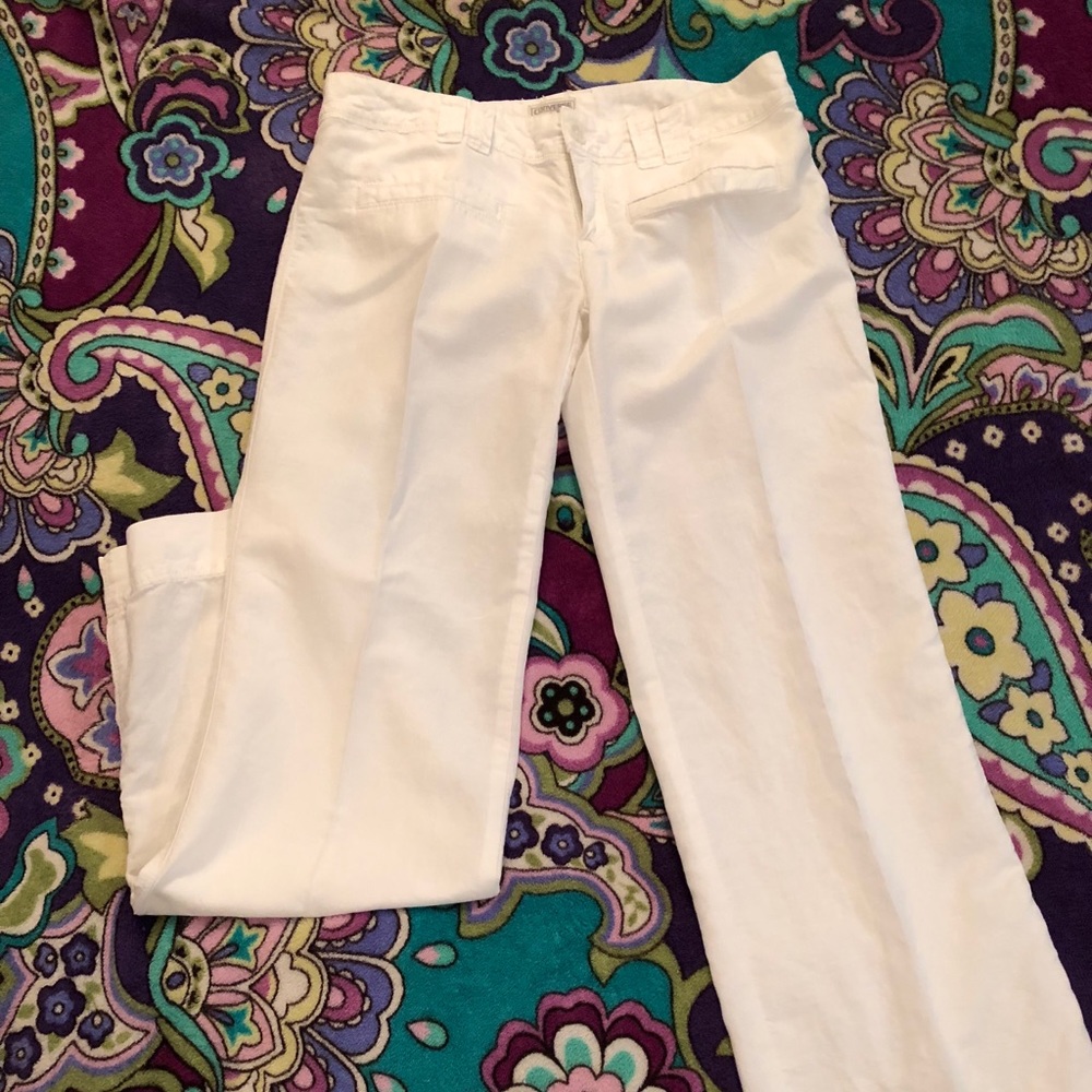 Converse white linen pants🌟